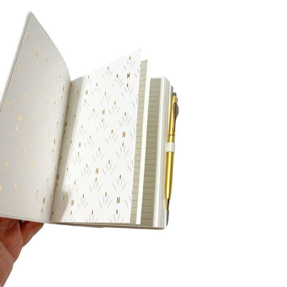 Anthropologie HOME N Initial Monogram Journal Notebook - Picture 7 of 8